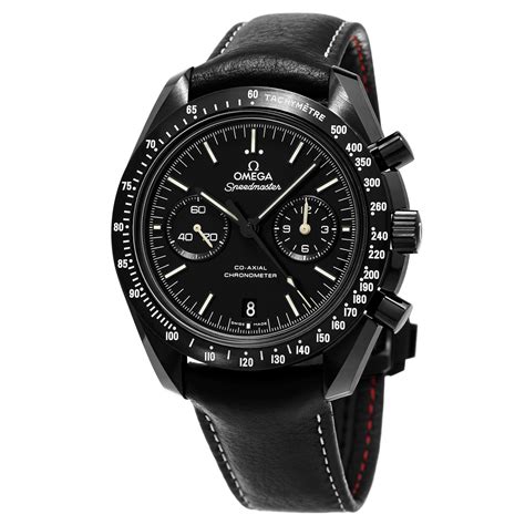 leather omega watches men